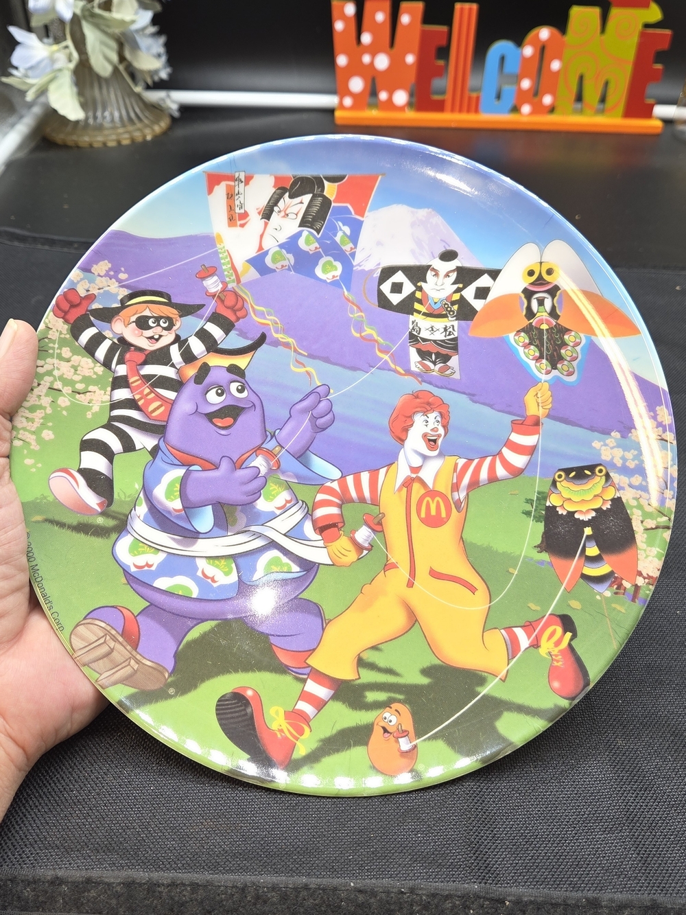 Vintage McDonald's Ronald McDonald & Friends Decorative Plate - Colorful